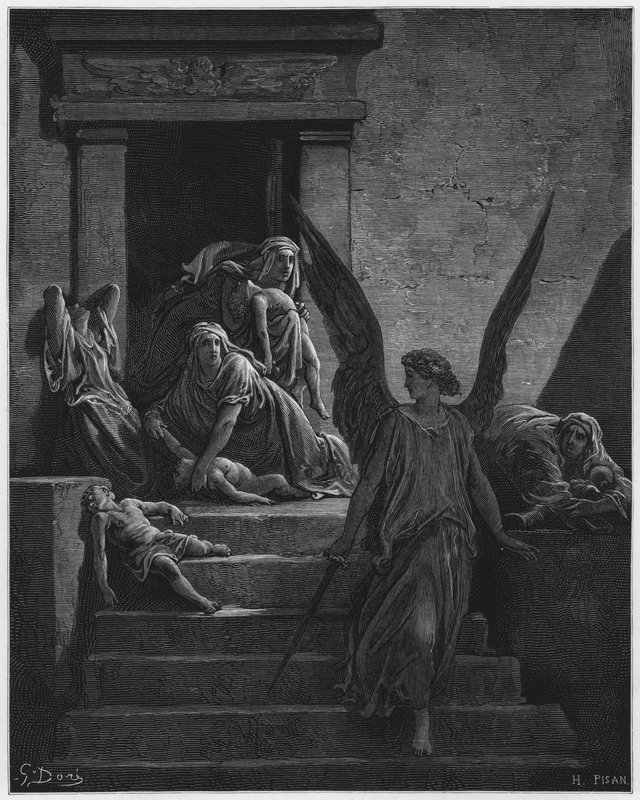 Gustave Dore Bible: Zabitý prvorozený od Gustave Dore