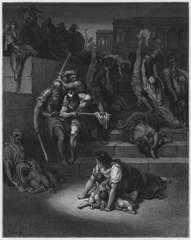 Gustave Dore Bible: Masakr nevinných od Gustave Dore