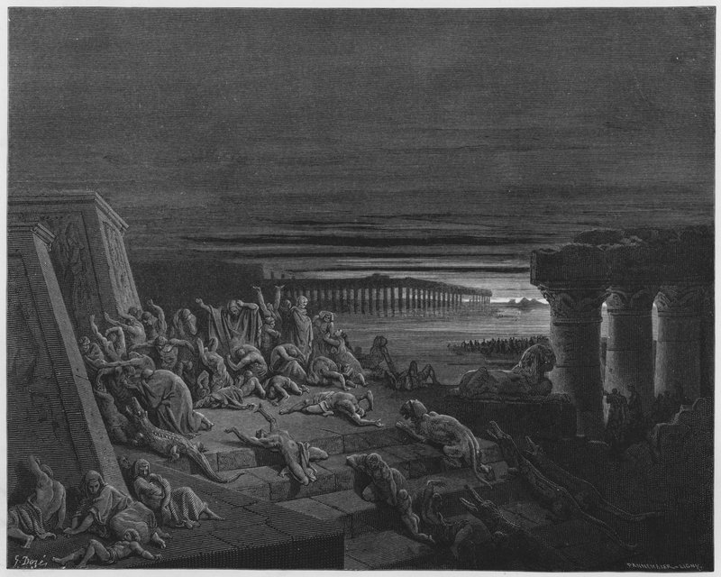 Gustave Dore Bible: Mor temnoty od Gustave Dore