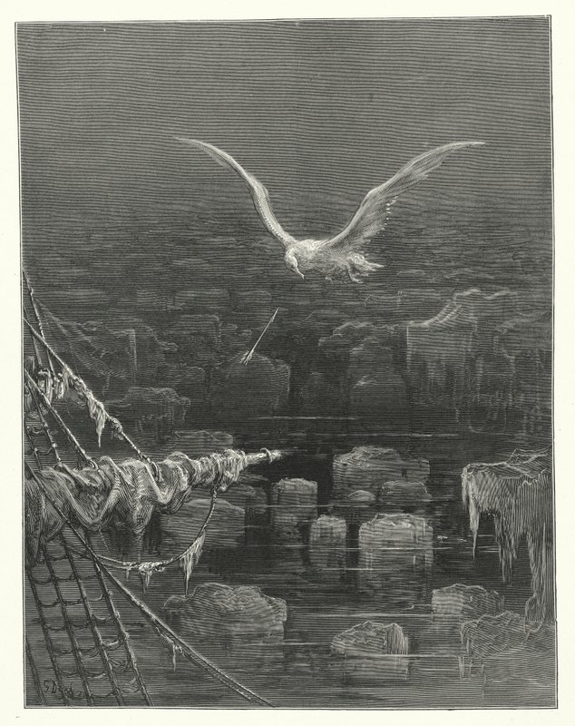 Ilustrace Gustava Doreho ke Coleridgovu dílu Rime of the Ancient Mariner (rytina) od Gustave Dore