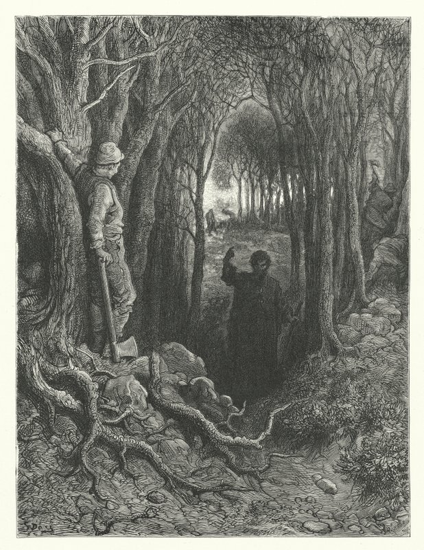 Ilustrace Gustava Doreho ke Coleridgovu dílu Rime of the Ancient Mariner (rytina) od Gustave Dore