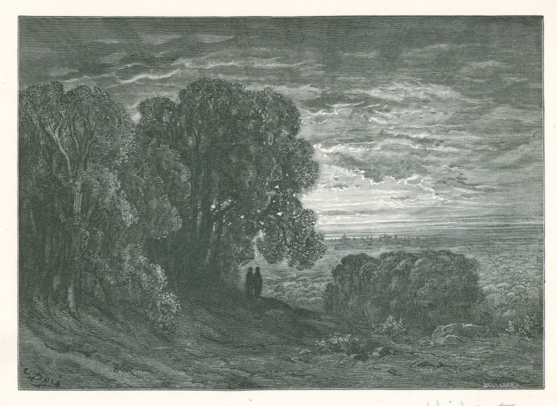 Highgate, Londýn od Gustave Dore