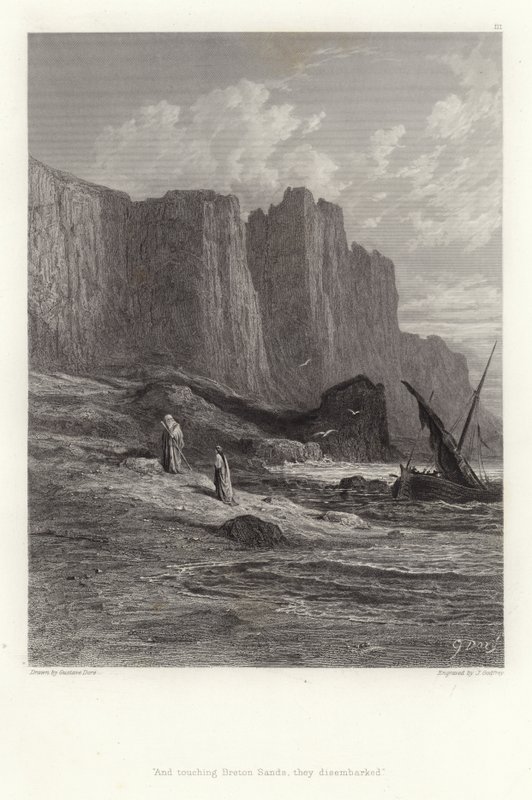 Ilustrace pro Vivien od Alfreda Tennysona od Gustave Dore