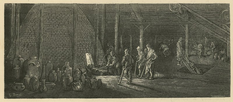 Lambeth Potteries od Gustave Dore