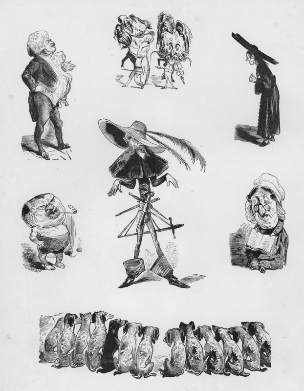 Sketches Humorous and Groteque od Gustava Dore (rytina) od Gustave Dore