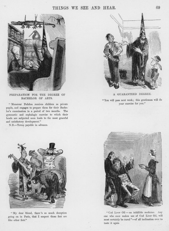 Sketches Humorous and Groteque od Gustava Dore (rytina) od Gustave Dore
