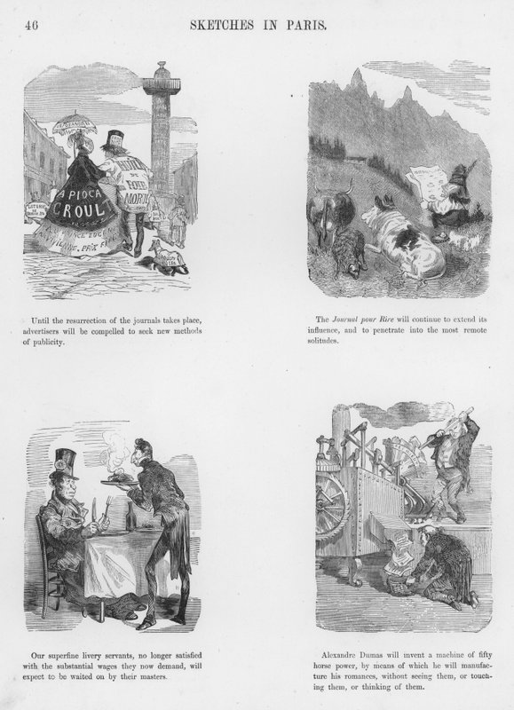 Sketches Humorous and Groteque od Gustava Dore (rytina) od Gustave Dore