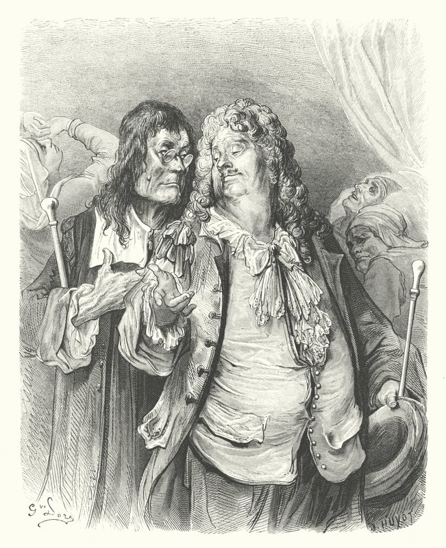 La Fontainovy bajky: (rytina) od Gustave Dore
