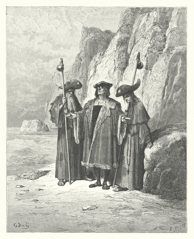 La Fontainovy bajky: (rytina) od Gustave Dore