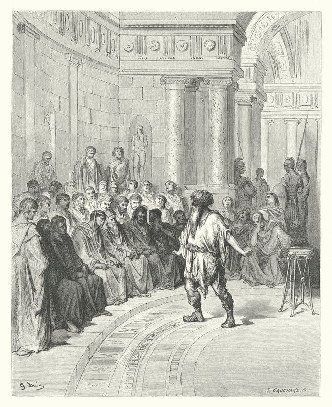 La Fontainovy bajky: (rytina) od Gustave Dore