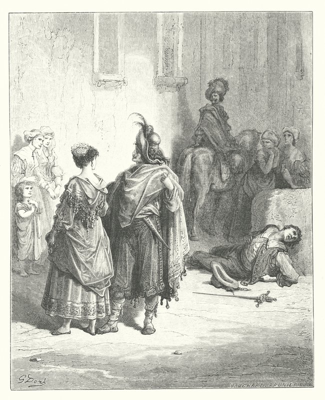 La Fontainovy bajky: (rytina) od Gustave Dore