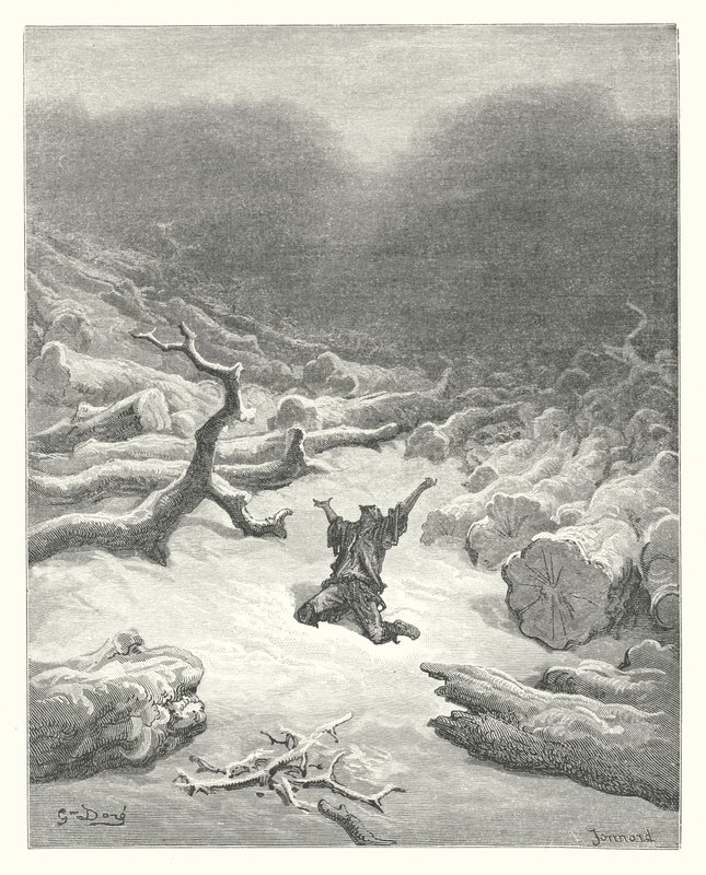 La Fontainovy bajky: (rytina) od Gustave Dore