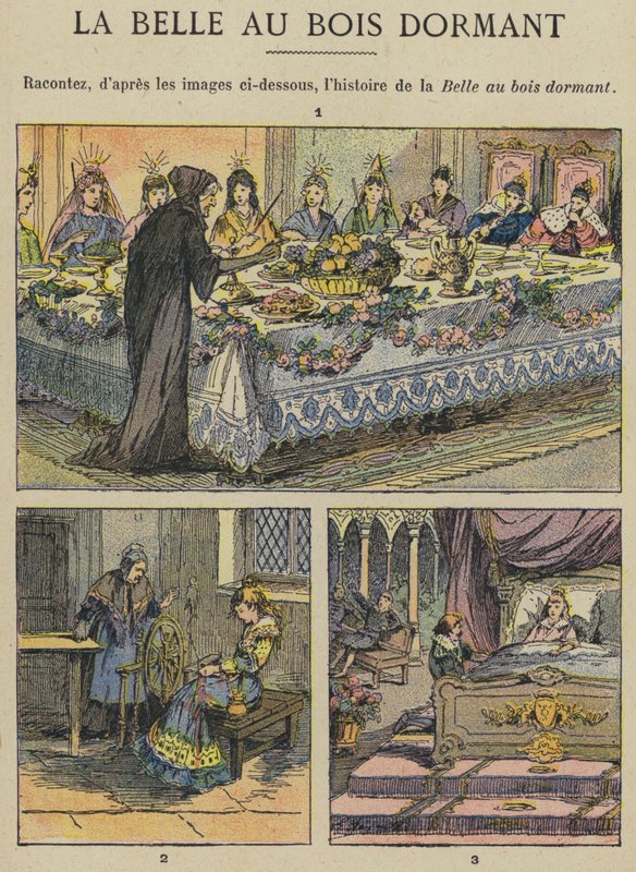 Šípková Růženka (barevné lito) od Gustave Fraipont