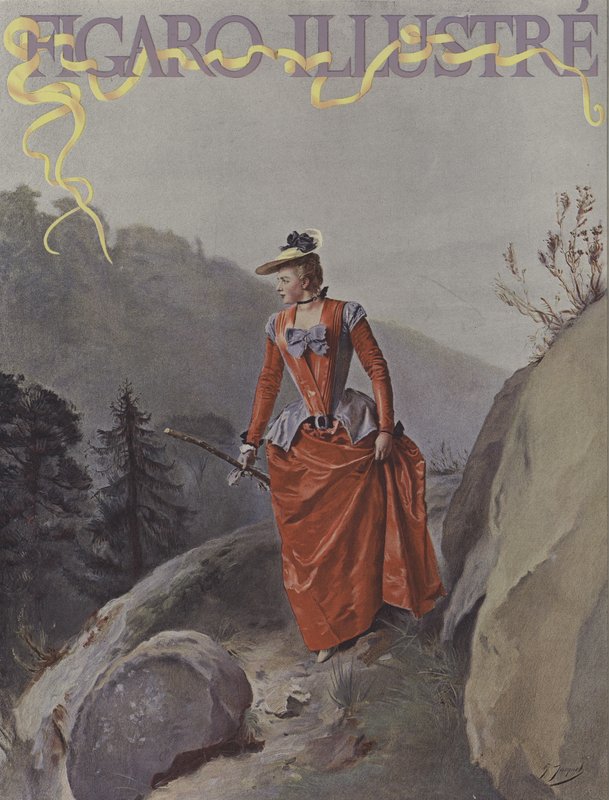 Obálka Le Figaro Illustre, srpen 1891 od Gustave Jacquet