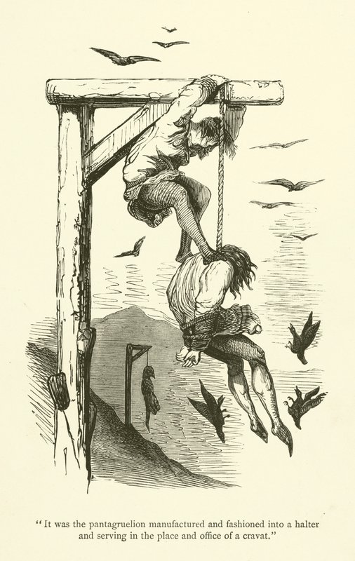 Ilustrace k dílům Rabelaise od Gustave after Dore