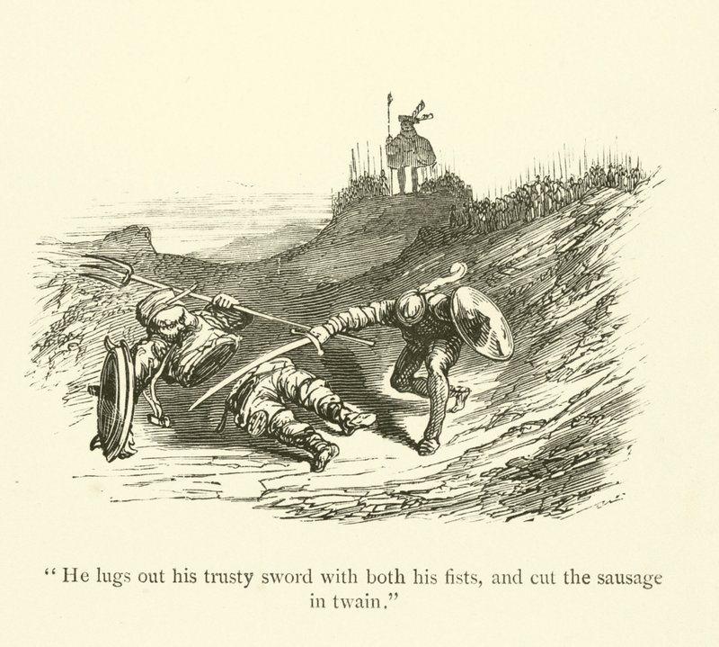 Ilustrace k dílům Rabelaise od Gustave after Dore