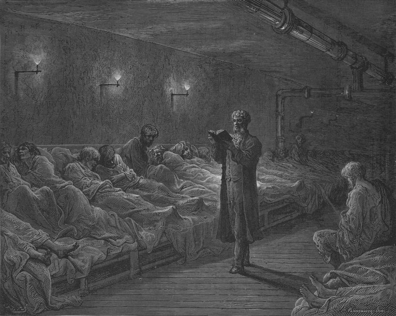 Světský kazatel od Gustave after Dore