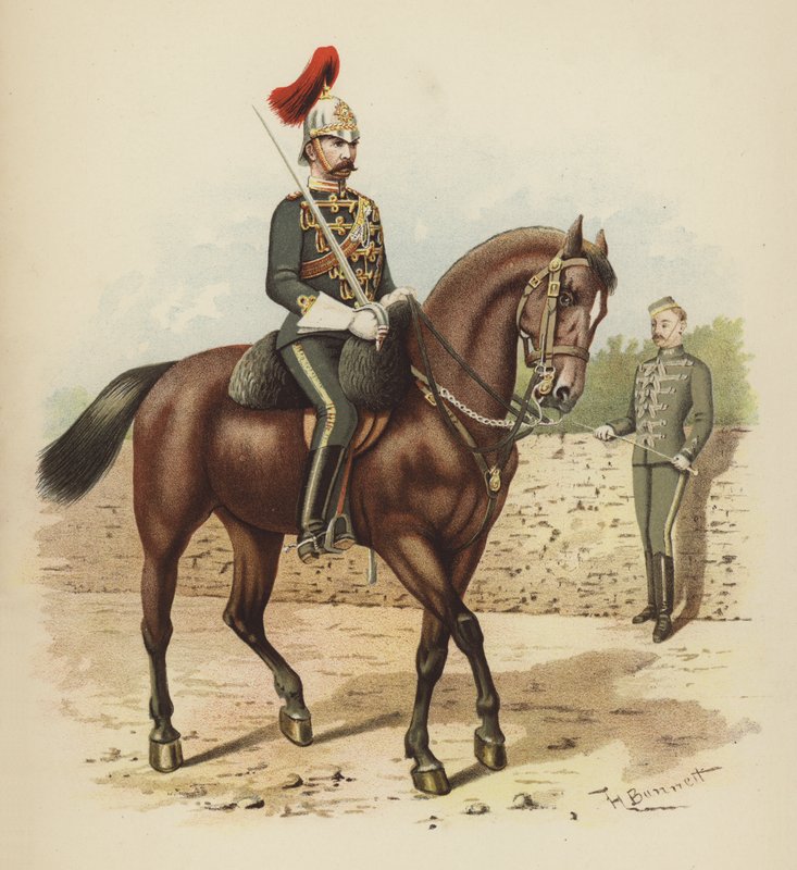 6. pluk kavalérie (husaři, Kanada) od H. Bunnett