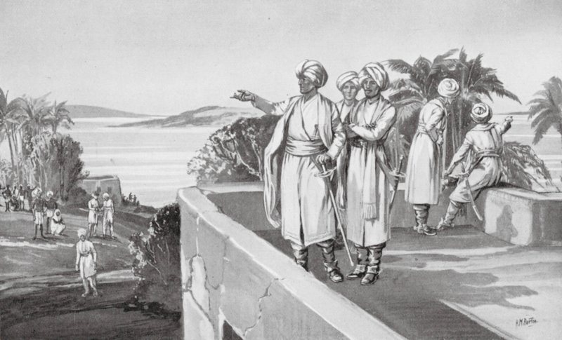 Humphrey Cooke se ujímá Bombaje od H. M. (after) Burton