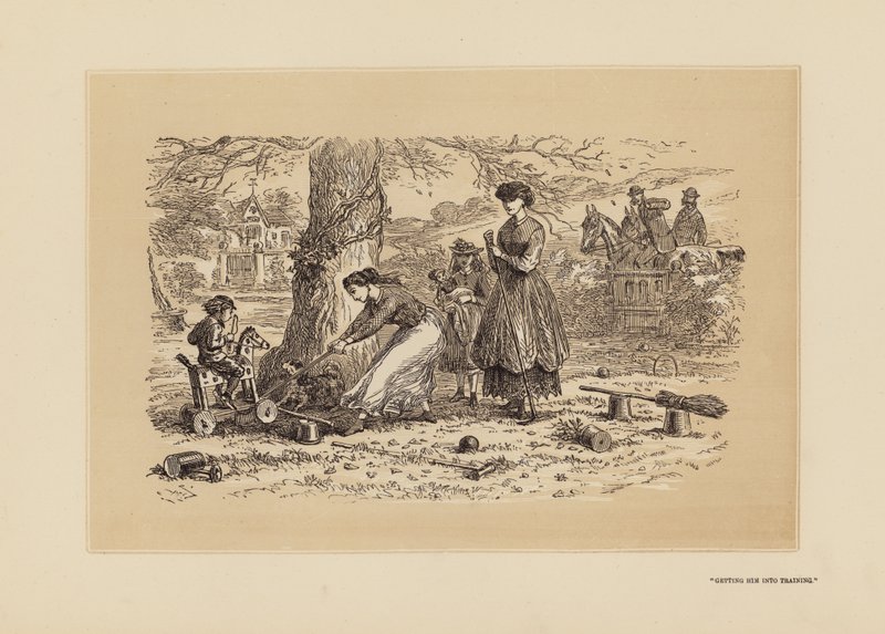 Jak ho dostat do výcviku (gravírování) od Hablot Knight (1815 92) Browne