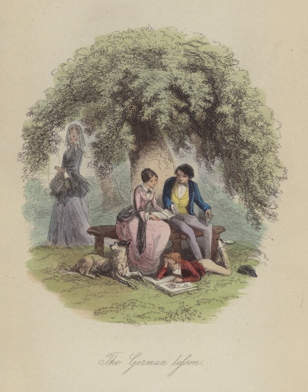 Ilustrace pro Lewis Arundel aneb The Railroad of Life od Franka E Smedleyho (barevná rytina) od after Hablot Knight Browne