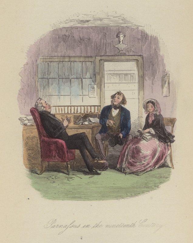 Ilustrace pro Lewis Arundel aneb The Railroad of Life od Franka E Smedleyho (barevná rytina) od after Hablot Knight Browne