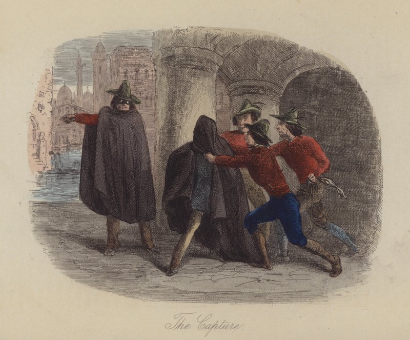 Ilustrace pro Lewis Arundel aneb The Railroad of Life od Franka E Smedleyho (barevná rytina) od after Hablot Knight Browne