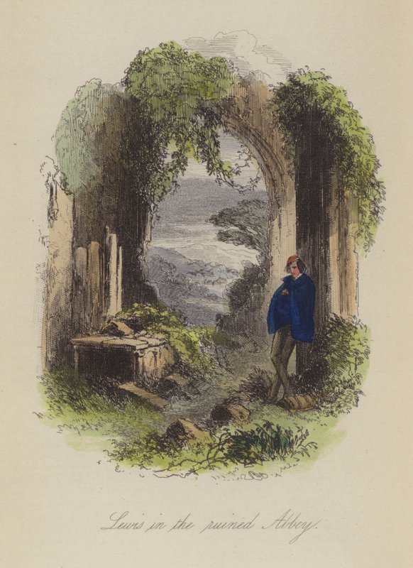 Ilustrace pro Lewis Arundel aneb The Railroad of Life od Franka E Smedleyho (barevná rytina) od after Hablot Knight Browne