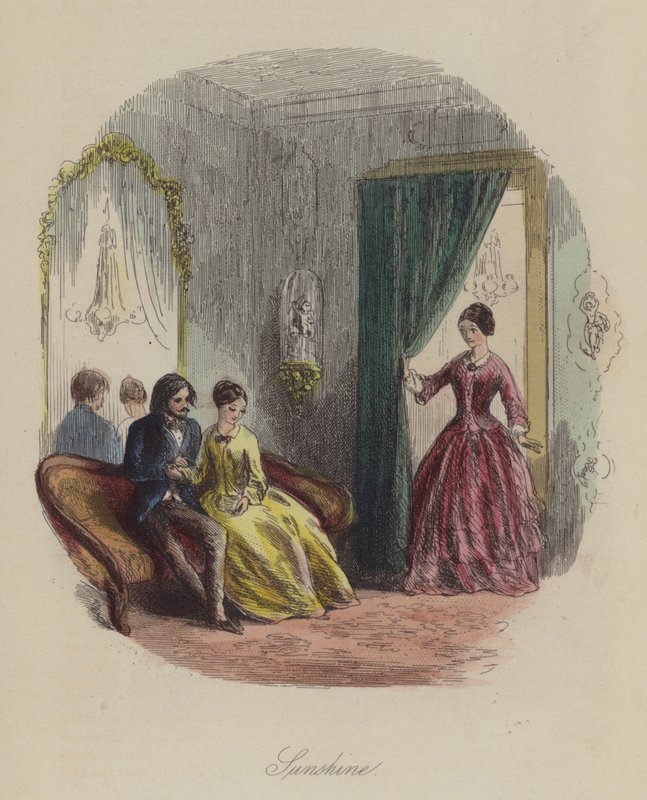 Ilustrace pro Lewis Arundel aneb The Railroad of Life od Franka E Smedleyho (barevná rytina) od after Hablot Knight Browne