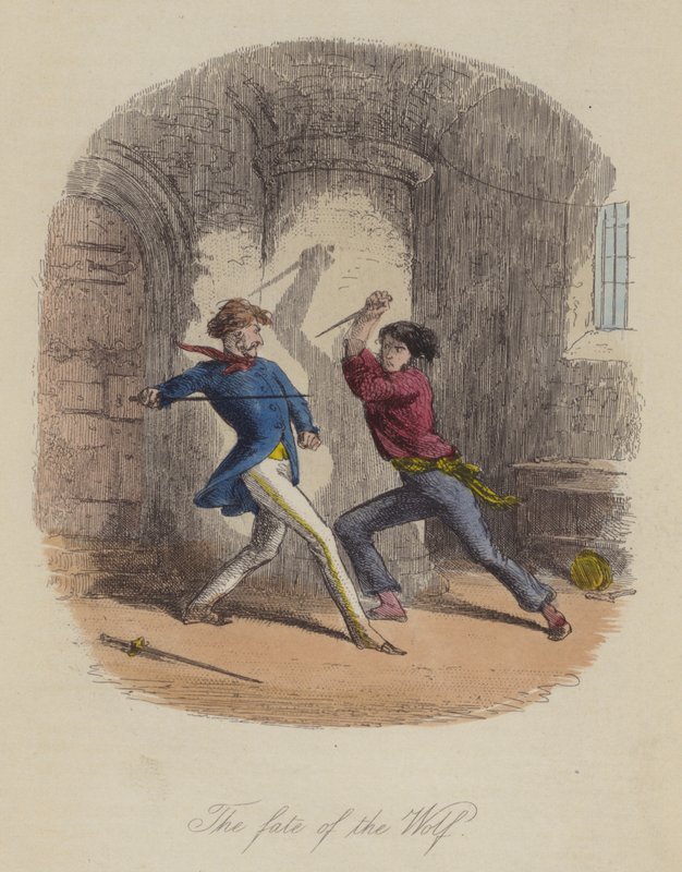 Ilustrace pro Lewis Arundel aneb The Railroad of Life od Franka E Smedleyho (barevná rytina) od after Hablot Knight Browne