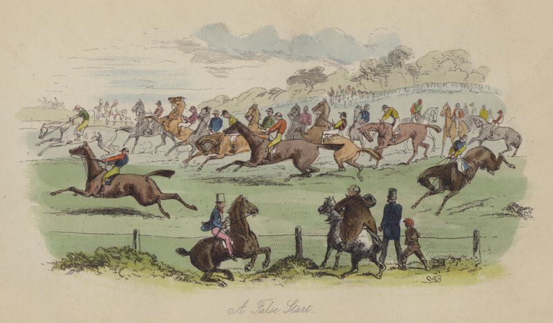 Ilustrace pro Lewis Arundel aneb The Railroad of Life od Franka E Smedleyho (barevná rytina) od after Hablot Knight Browne