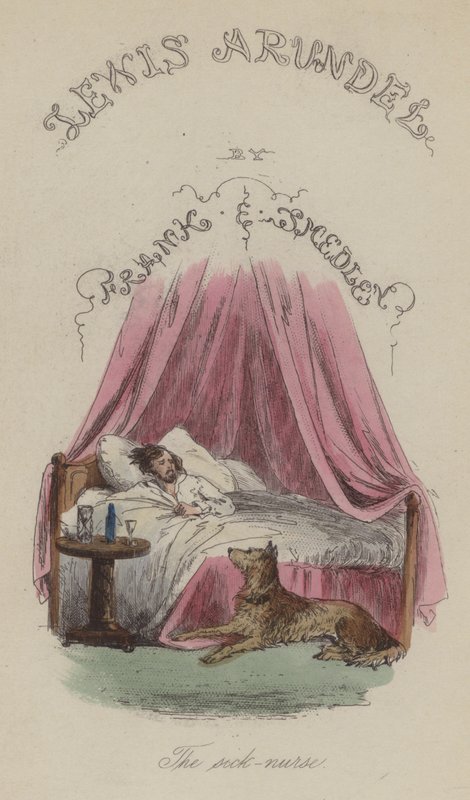 Ilustrace pro Lewis Arundel aneb The Railroad of Life od Franka E Smedleyho (barevná rytina) od after Hablot Knight Browne