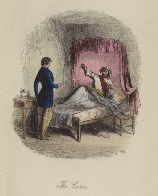 Ilustrace pro Lewis Arundel aneb The Railroad of Life od Franka E Smedleyho (barevná rytina) od after Hablot Knight Browne
