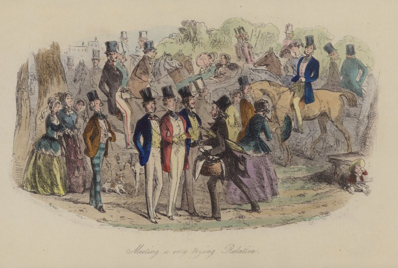 Ilustrace pro Lewis Arundel aneb The Railroad of Life od Franka E Smedleyho (barevná rytina) od after Hablot Knight Browne