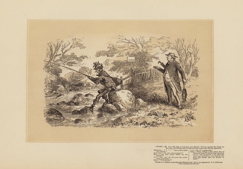 Rybářské skici, č. 2, Velmi podobný pytlákovi (rytina) od Hablot Knight (1815 92) Browne
