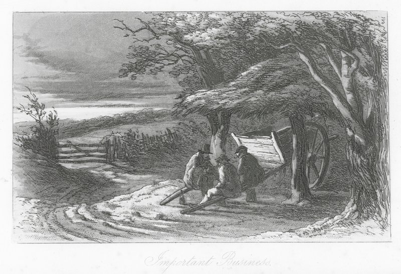 Londýnské ulice: Important Business (rytina) od Hablot Knight (1815 92) Browne