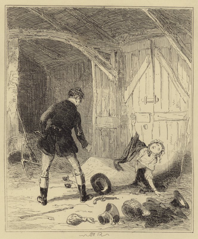 Corder střílí Marii Marten od Hablot Knight Browne