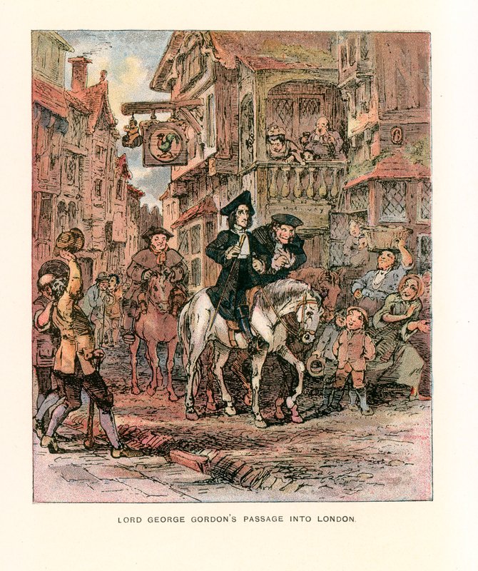 Ilustrace pro Barnaby Rudge. od Hablot Knight Browne