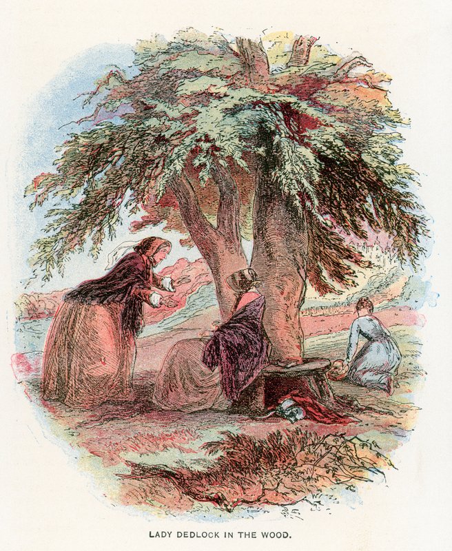 Ilustrace pro Bleak House od Hablot Knight Browne