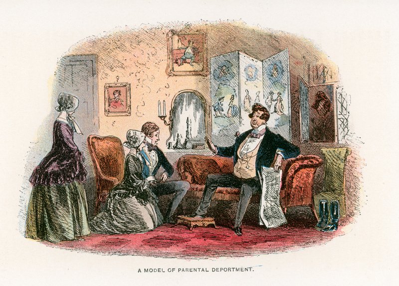 Ilustrace pro Bleak House od Hablot Knight Browne