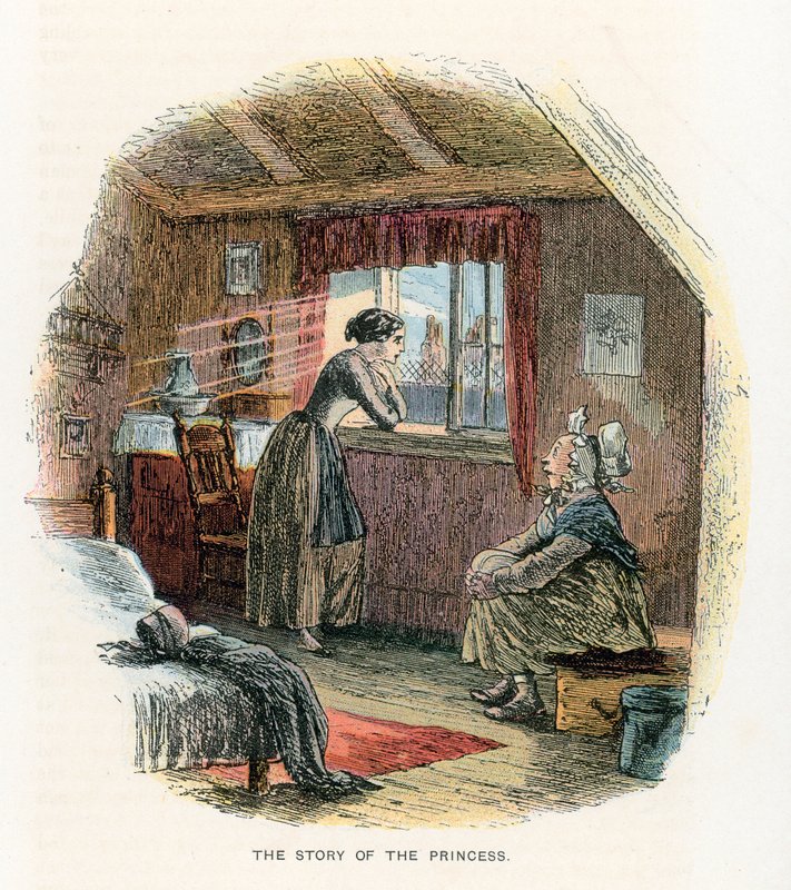 Ilustrace pro Little Dorrit od Hablot Knight Browne