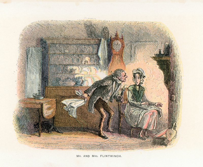 Ilustrace pro Little Dorrit od Hablot Knight Browne