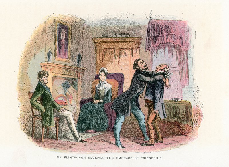 Ilustrace pro Little Dorrit od Hablot Knight Browne
