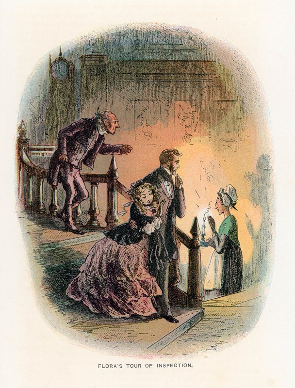 Ilustrace pro Little Dorrit od Hablot Knight Browne