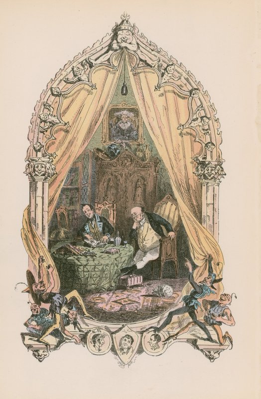 Ilustrace pro Pickwick Papers od Hablot Knight Browne