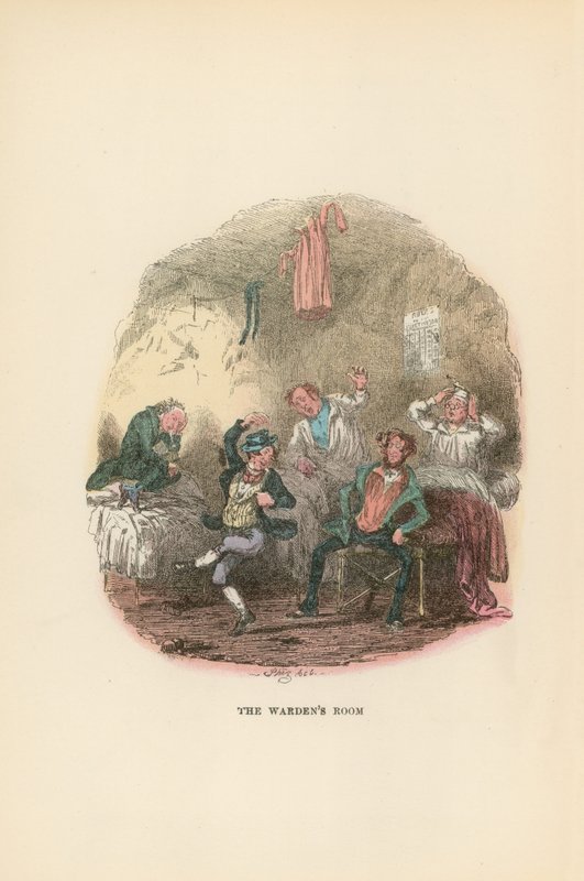 Ilustrace pro Pickwick Papers od Hablot Knight Browne