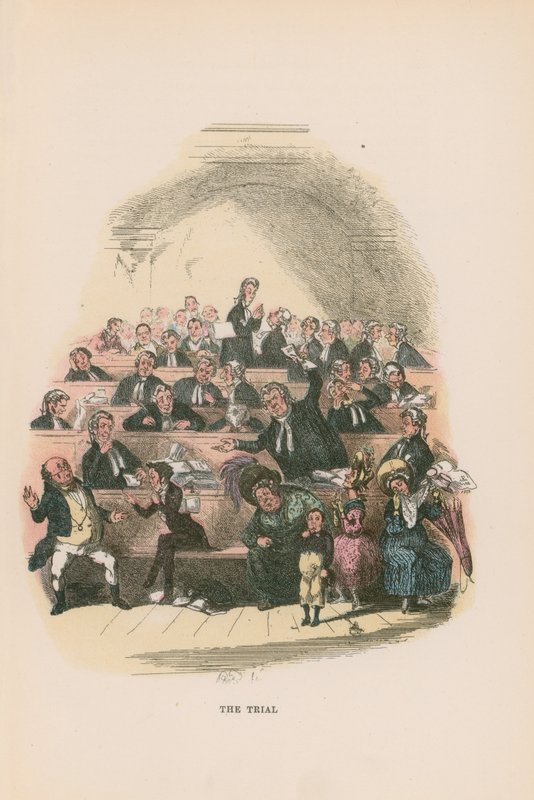 Ilustrace pro Pickwick Papers od Hablot Knight Browne