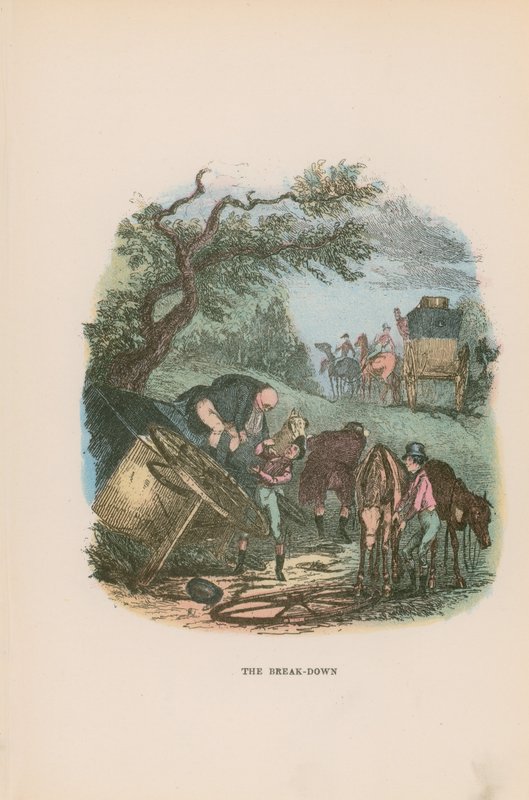 Ilustrace pro Pickwick Papers od Hablot Knight Browne