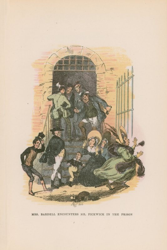Ilustrace pro Pickwick Papers od Hablot Knight Browne