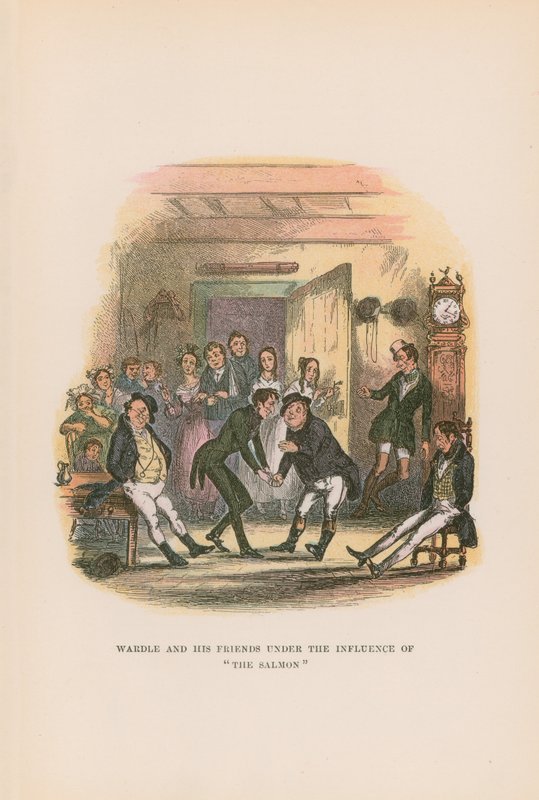 Ilustrace pro Pickwick Papers od Hablot Knight Browne